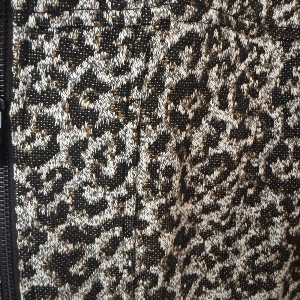 Kasper Monochrome Patterned Teddy Jacket - Picture 2 of 2